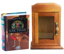 Kit Livro Cocteles 195 Recetas Edição Espanhol C/miniestante