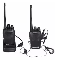 Kit 2 Rádios Comunicador Baofeng Bf-777 S O Melhor Rádio Cor Preto