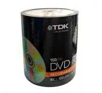 Dvd-r Tdk Estampado X100 Unidades 4.7gb 