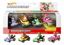 Hot Wheels Mariokart Pack 4  Drybones/donkeykong/luigi/mario
