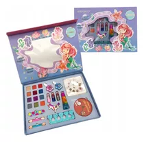 Set Maquillaje Infantil Sirena 25 En 1 Sombras Ltf Shop 