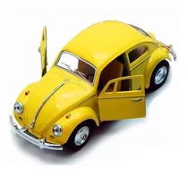 Carrinho Ferro Fusca Clássico Miniatura Coleção Promoção