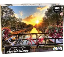 Quebra-cabeca Cartonado Amsterdam Premium 500pcs