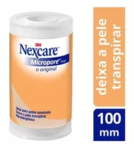 Fita Micropore Nexcare Bege 100mm X 4,5m