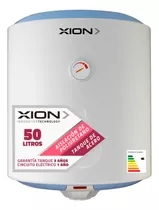 Calefón Termotanque Electrónico 50lts Xion Xi-cal50 Color Blanco