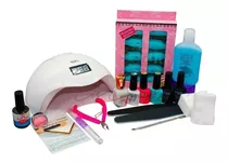 Kit De Esmaltado Permanente + Lampara Led Uv 48 Watts