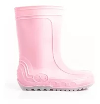 Bota De Lluvia Para Niñas+calfor+diseño Italiano+t. 21 Al 34