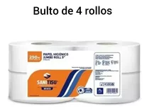 Papel Higiénico Industrial Paveca 9 / 4 Rollos De 250 Mtrs