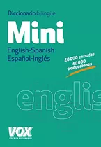 Libro Diccionario Bilingue Mini English Spanish Español Ingl