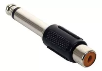 Adaptador De Jack Rca A Plug 6.3 Mm Monoaural 251-120