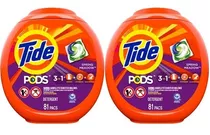 Pack 2 Detergente Tide En Capsulas Spring Meadow 81 Unidades