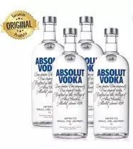 Kit Vodka Absolut Original 1l - 4 Unidades