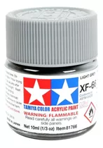 Tinta Acrílica Mini Xf-66 Cinza Claro (10 Ml) - Tamiya 81766