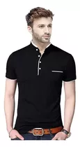 Polos Henley Manga Corta Hombre