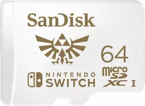 Tarjeta Memoria Micro Sandisk Oficial Nintendo Switch 64gb 