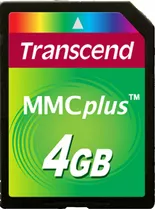 Cartão De Memória Mmc Plus Transcend 4gb Me