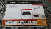 Modem Roteador Dsl 500b D-link + Fonte + Manual Na Caixa