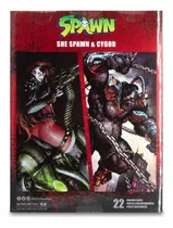 Sm Mcfarlane 2 Pack Figura 7 She Spawn & Cygor (gold Label)