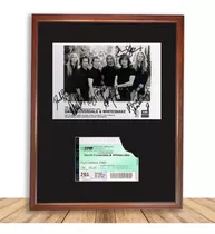 Whitesnake & Coverdale Foto Firmada Y Entrada Concierto 1997