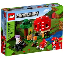 Blocos De Montar Lego Minecraft Casa Cogumelo 272 Pça 21179 Quantidade De Peças 272