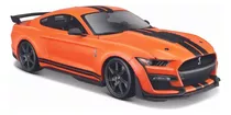 Miniatura 2020 Mustang Shelby Gt500-laranja- 1:24