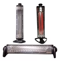 Estufa De Cuarzo 2 Velas Calefactor 1200 W Corte Anticaida