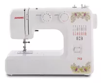 Máquina De Coser Recta Janome 712 Portable Blanca 220v - 240v