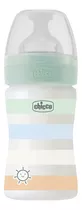 Mamadera Chicco Well-being Colors 150ml Anticolico 0m+ Color Verde