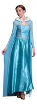 Princesa Elsa Cinderela Cosplay Adulto