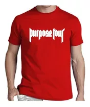 Purpose World Tour - Remera Unisex Algodón - Justin Bieber