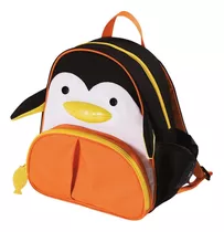 Mochila Infantil Con Bolsillo Pinguino Escolar Jardin