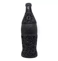 Botella De Coca Cola Grande Calada Barro Negro