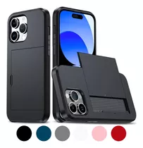 Capa De Cartão Deslizante Anti-queda Para iPhone 14 Pro Max