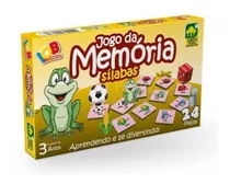 Brinquedo Educativo Jogo Da Memória Sílabas