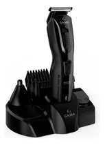 Cortador De Cabelo Aparador Barba Pelos 9 Em 1 Gama Titanium Cor Preto 110v/220v