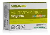 Multivitaminico Vegano C, D, E, B12 B1 B2 B3 B5 B6 8 B9