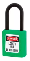 Candado Lockout Dieléctrico Color Verde