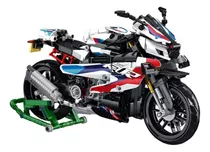 Blocos De Montar Moto Bmw S1000 Rr 912pçs Compatível Lego