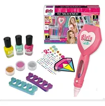 Juego Belleza Maquillaje Kit Tatuaje Niñas Con Accesorios