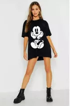 Remerón Vestido Mickey Disney 100% Algodón