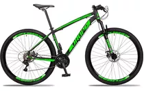 Bicicleta Aro 29 Dropp Z3 Câmbio Shimano 21 Vel Freio Discos Cor Preto/verde Tamanho Do Quadro 17