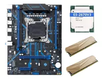 Kit Xeon 2670v3 + Ddr4 16gb Cuso + Huananzhi Qd4