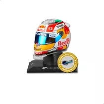 Mini Casco F1 Austria 2021 Sergio Pérez #11 Red Bull 1:4