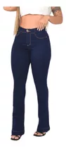 Calça Jeans Feminina Flare Cintura Alta Modeladora