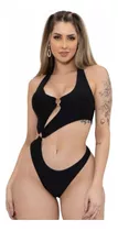 Body Enteriza Trikini Bikini Shein Mujer Tendencia