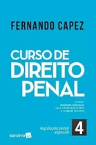 Livro Curso De Direito Penal 4 - Legislação Penal Especial - Fernando Capez [2017]