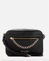 Guess Original Cartera Bolso Bandolero Dama Color Negro 