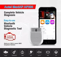 Autel Maxiap Ap200 Obd2 Scanner Bluetooth