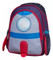 Mochila De Costas Foguete Nave Astronauta Pequena Escolar