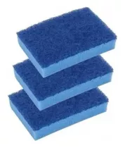 Kit 3 Esponja Azul Nao Risca Limpeza Delicada Scotch-brite